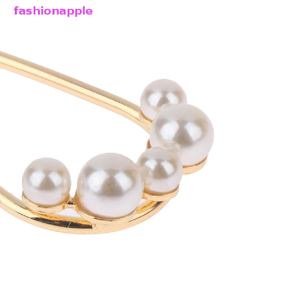 Trâm Cài Tóc Chữ U Đính Ngọc Trai Thời Trang