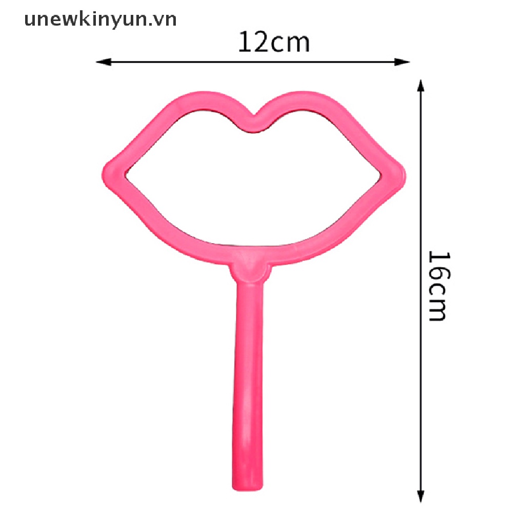 Gương Trang Điểm Cầm Tay Thiết Kế Nhỏ Gọn Kèm Tay Cầm Tiện Dụng Cho SPA / Salon