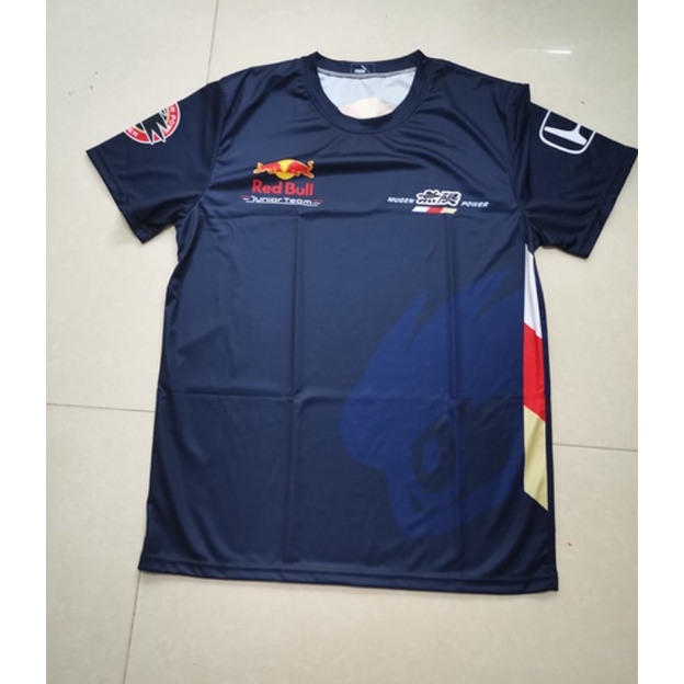 Áo Thun Tay Ngắn Đi Xe Máy F1 Redbull Mau Khô Cho Nam Và Nữ