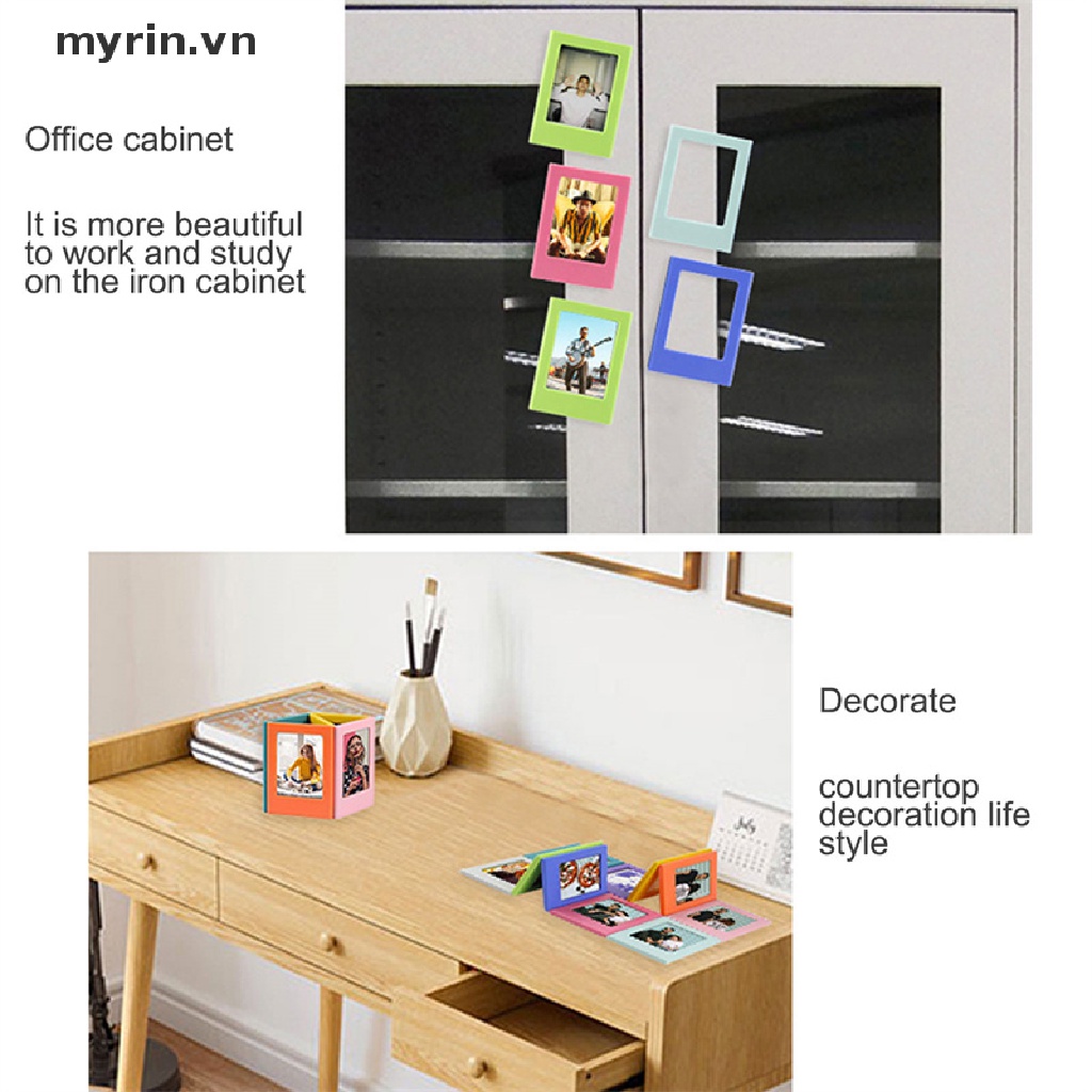 Khung Ảnh Nam Châm Mini Hai Mặt Nhiều Màu Sắc