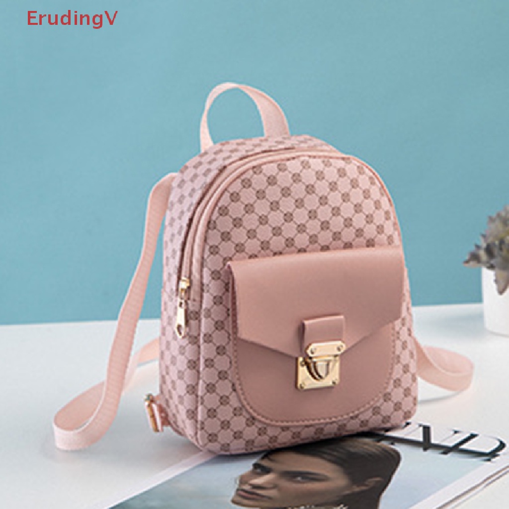 Balo Da PU Mini Phong Cách Vintage Thời Trang Cho Nữ