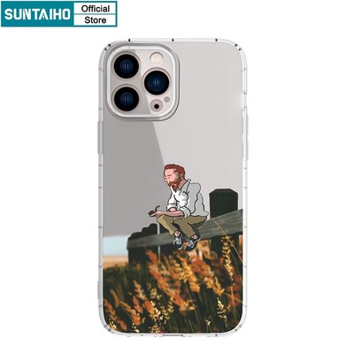 Suntaiho Ốp lưng iphone Ốp Điện Thoại TPU Mềm Chống Sốc In Hình Tranh Sơn Dầu Cho IPhone 11 Pro Max 14 12 13 XS X XR XS Max 7 8 Plus