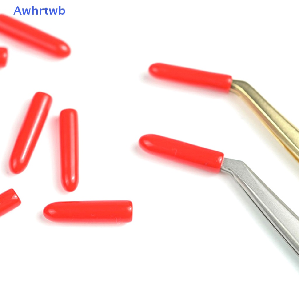 Set 10 Nắp Cao Su Gắn Nhíp Gắp Lông Mi Giả Mới