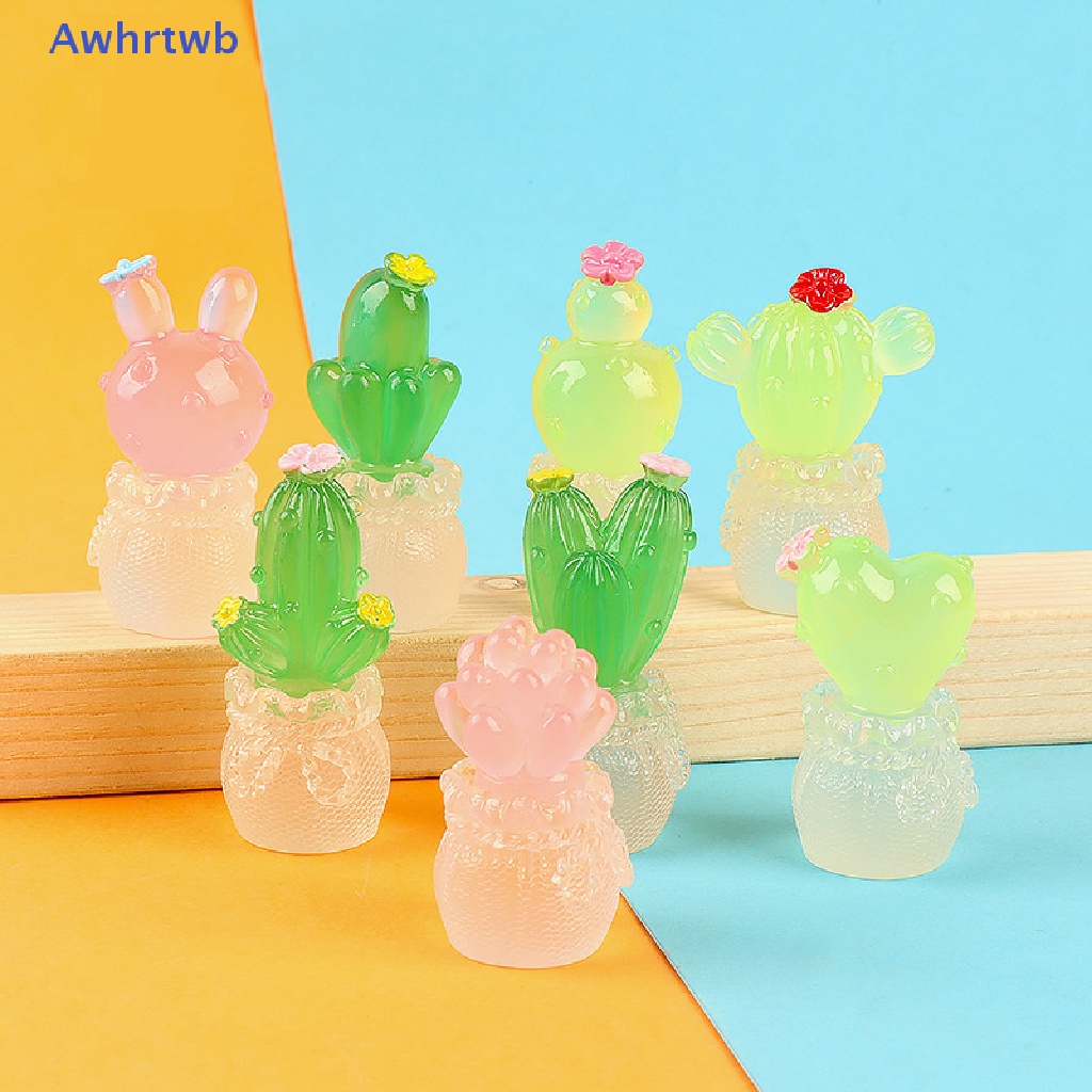 1 Cây Xương Rồng Dạ Quang Trang Trí Mới