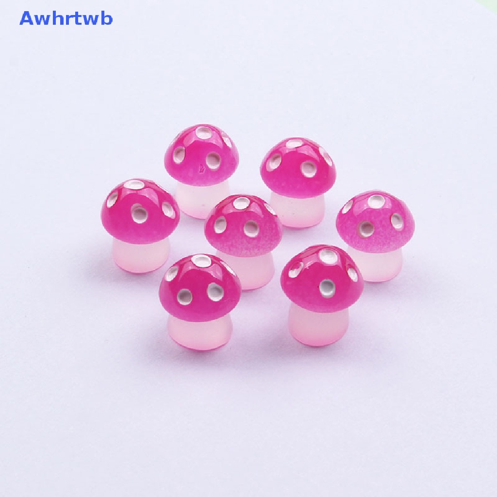 Set 5 Nấm Nhựa Dạ Quang Trang Trí Mới