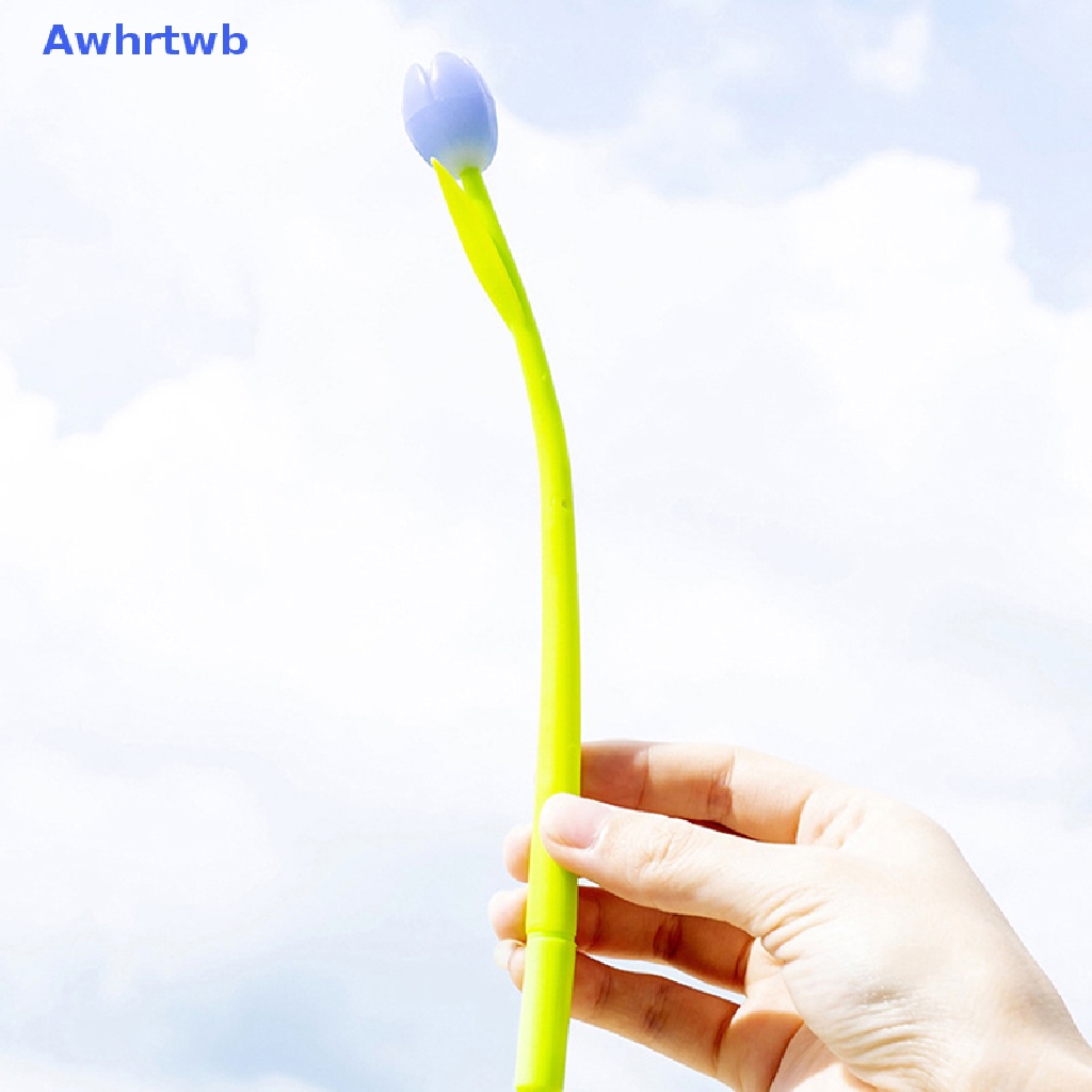 1 Cây Bút Bi Hình Hoa Tulip Thay Đổi Màu Sáng Tạo Bằng Silicon Mới