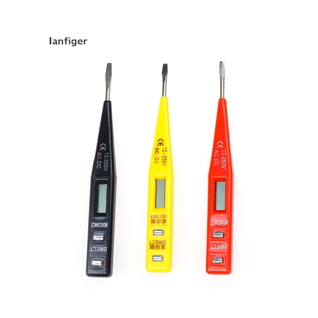 Bút Thử Điện Cảm Biến Điện Áp AC / DC Không Tiếp Xúc Có Màn Hình LCD