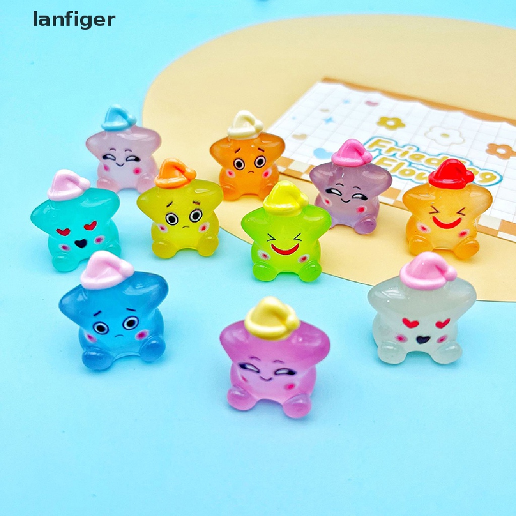 Set 2 Đồ trang trí Ngôi Sao Dạ Quang Dễ Thương Dùng Trang Trí