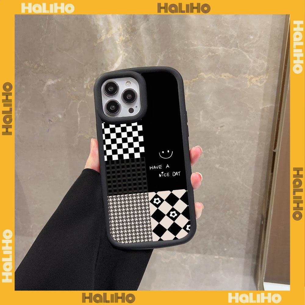 Case fo iPhone 11 Pro Max TPU Soft Case Frosted Bubble Case Classic Black and White Check Camera Protection Shockproof For iPhone 14 13 12 11 Plus Pro Max 7 Plus X XR