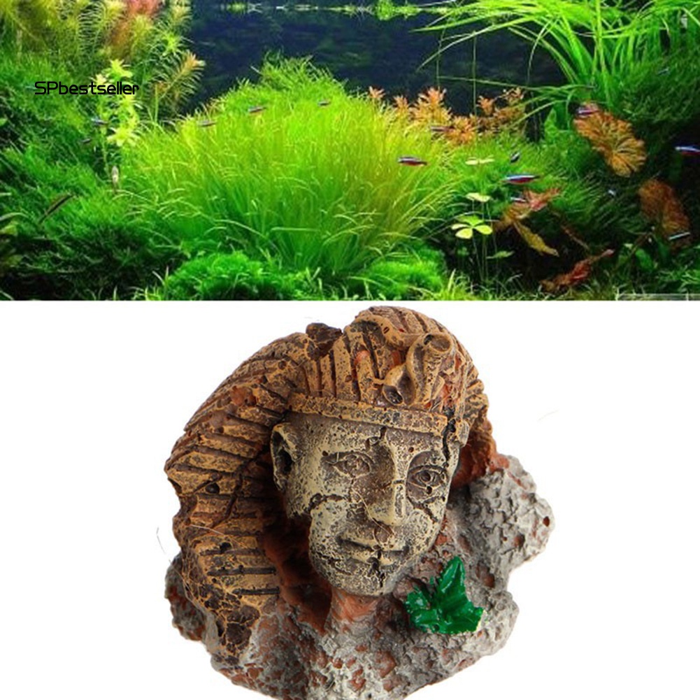 Đồ trang trí Kim Tự Tháp Bằng Nhựa Resin Trang Trí Bể Cá