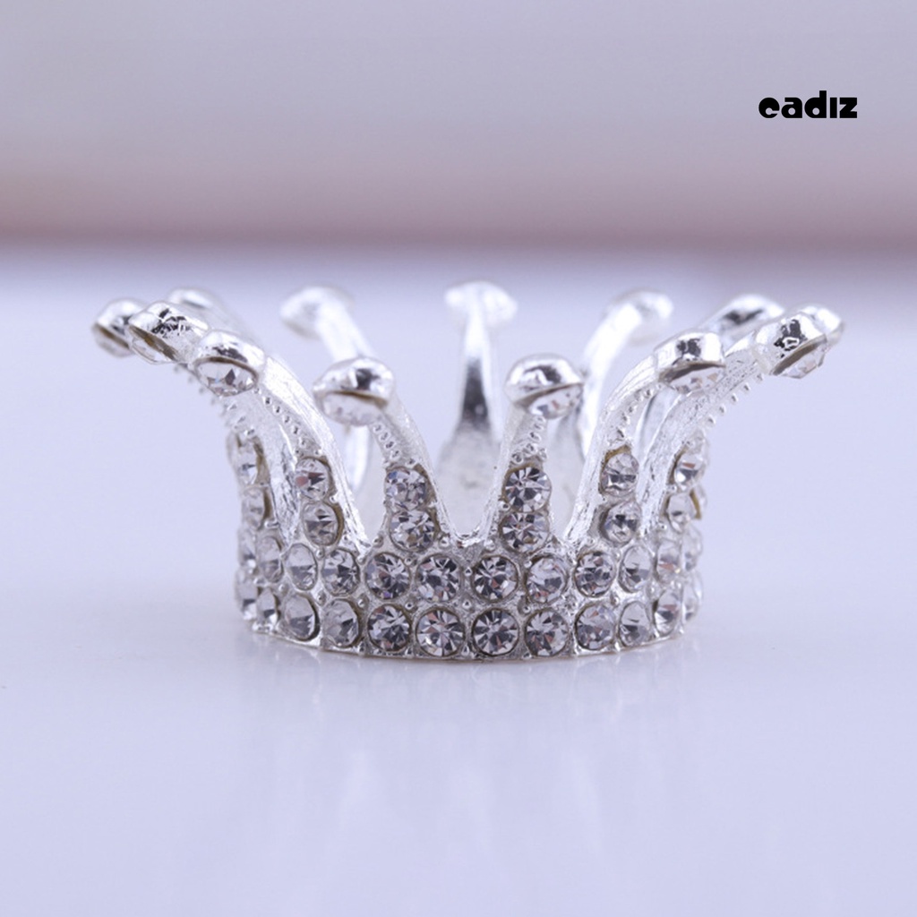 Giá Đỡ Cọ Vẽ Móng Tay Chống Rơi Chống Vỡ Hình Vương Miện Đính Kim Cương Giả DIY