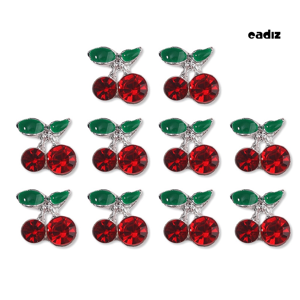 Set 10 Đá Đính Móng Tay Lấp Lánh DIY Không Rơi Dễ Sử Dụng