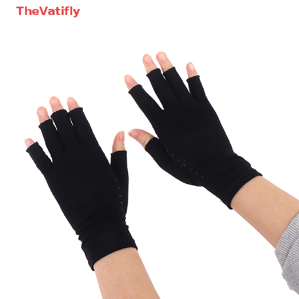 Găng Tay Nén Hở Ngón Chống Trượt Hỗ Trợ Giảm Đau Khớp