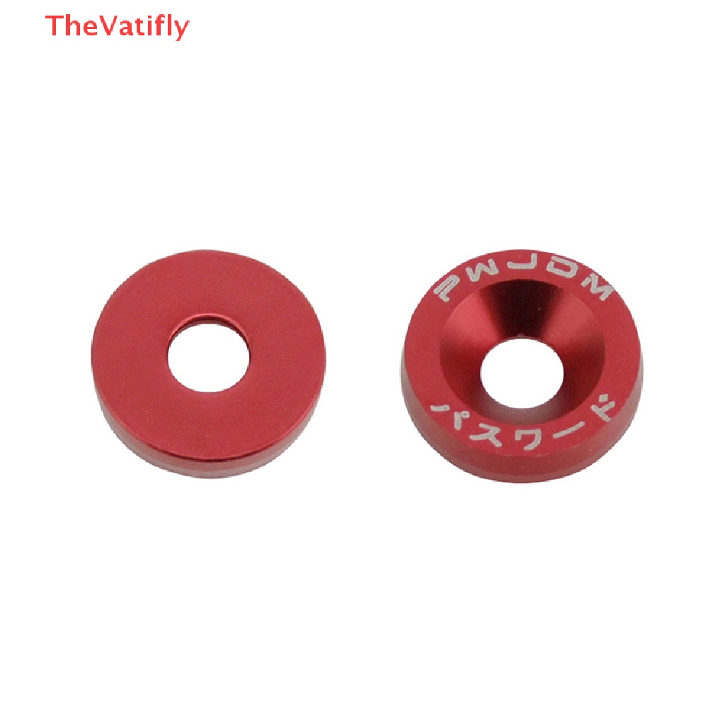 FENDER Set 10 Ốc Vít M6 Bằng Nhôm Cho Động Cơ Xe Hơi