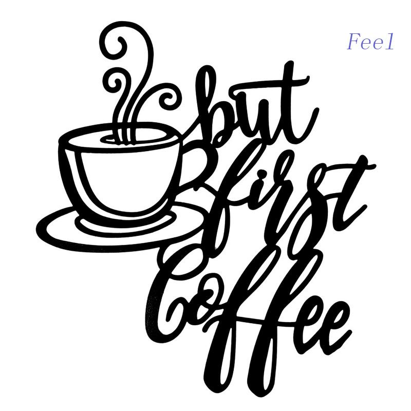 Chữ Kim Loại Màu Đen Treo Tường Trang Trí Quán Cà Phê / Nhà Bếp / Khách Sạn