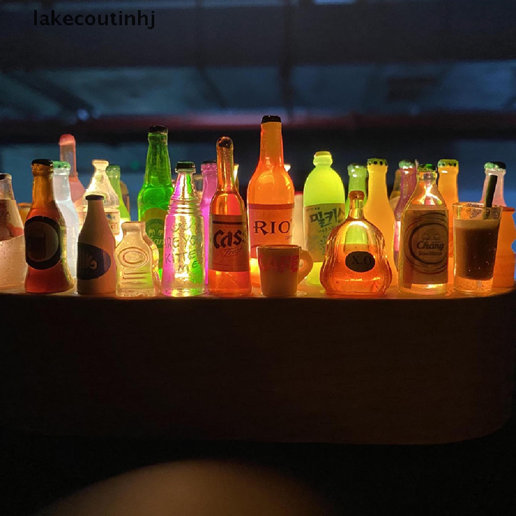 Set 10 / 20 Chai Nước Ngọt Mini Trang Trí Nhà Búp Bê