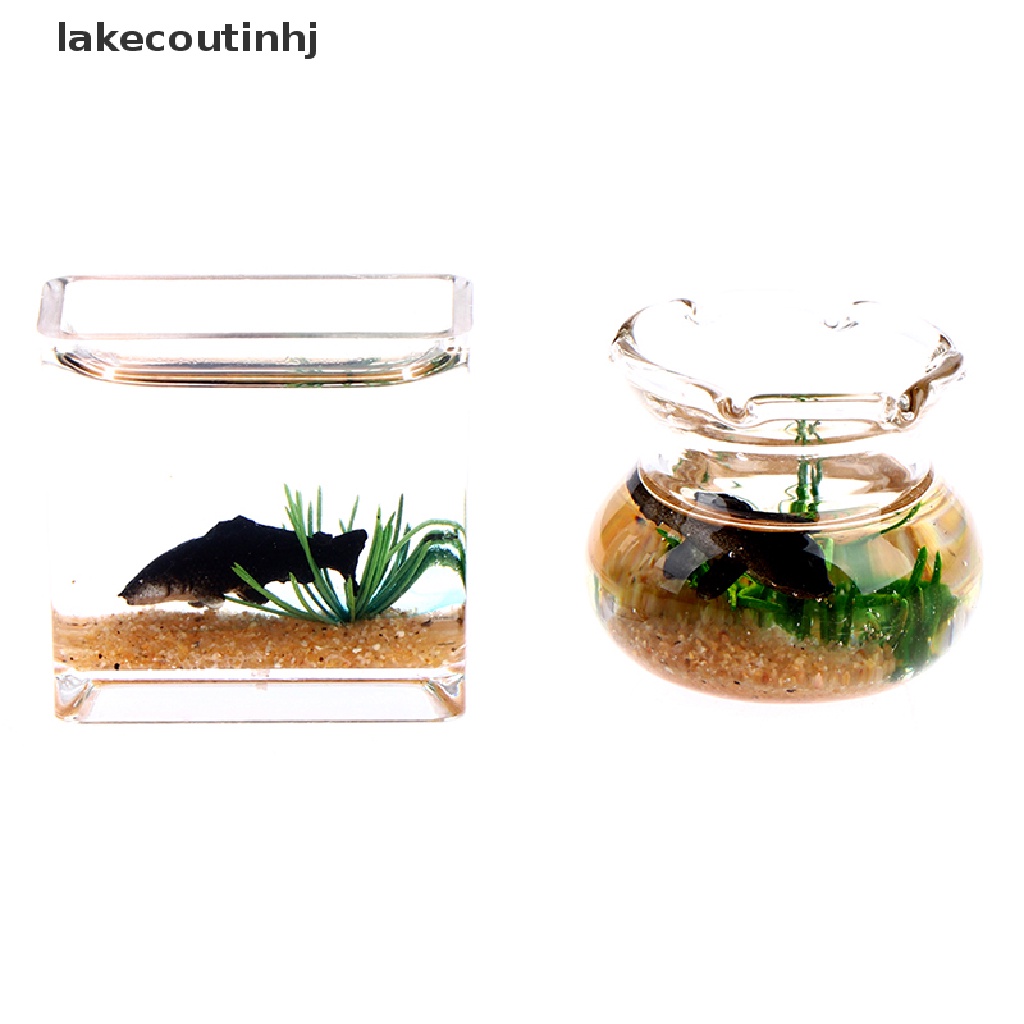 Mô Hình Cá Vàng Mini Bằng Nhựa Resin Trong Suốt DIY Trang Trí Nhà Búp Bê