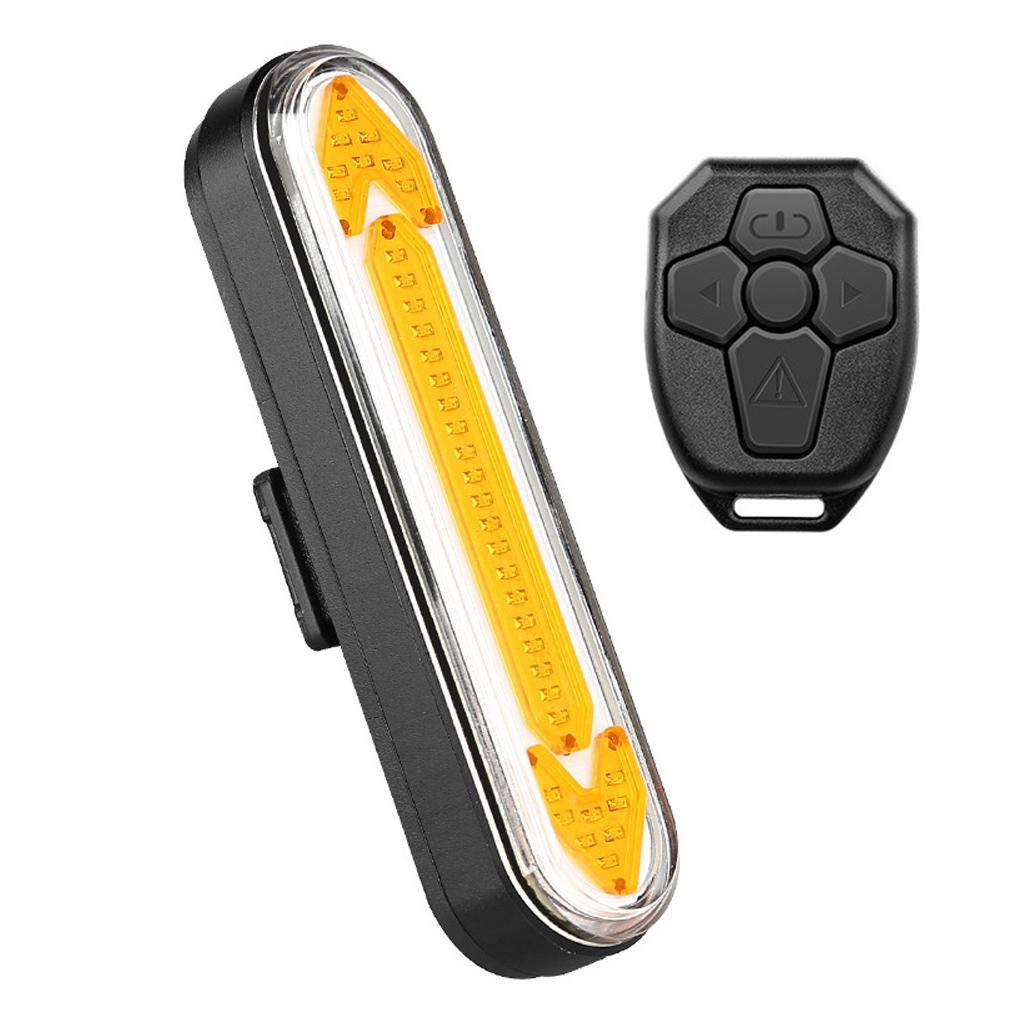 Đèn Xi Nhan 100lm IPX4 Chống Thấm Nước Kèm Điều Khiển Từ Xa Và Sạc Lại Tiện Dụng Cho Xe Đạp