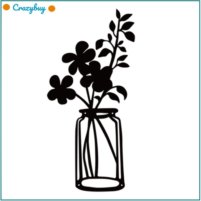 Cr Bình Hoa Treo Tường Bằng Kim Loại Nghệ Thuật