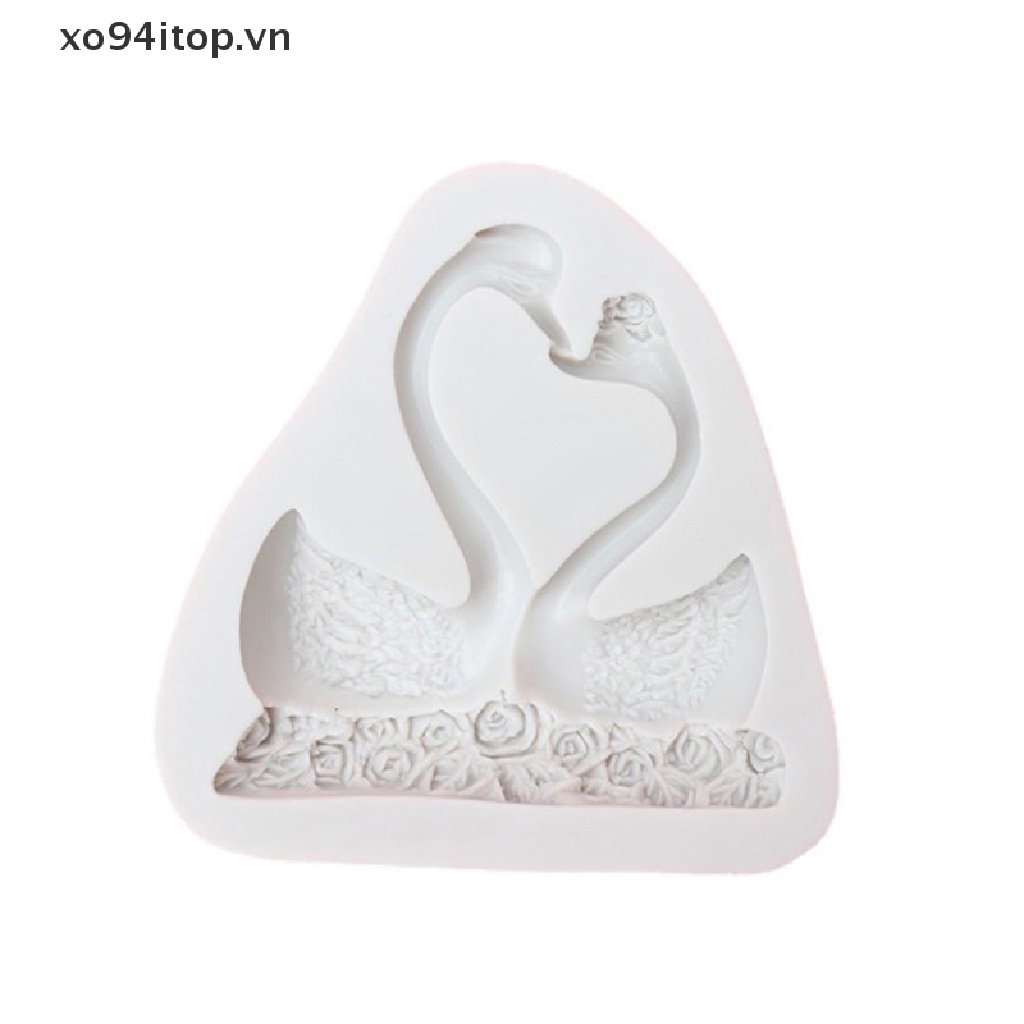 Khuôn Silicone Làm Bánh Hình Thiên Nga Độc Đáo