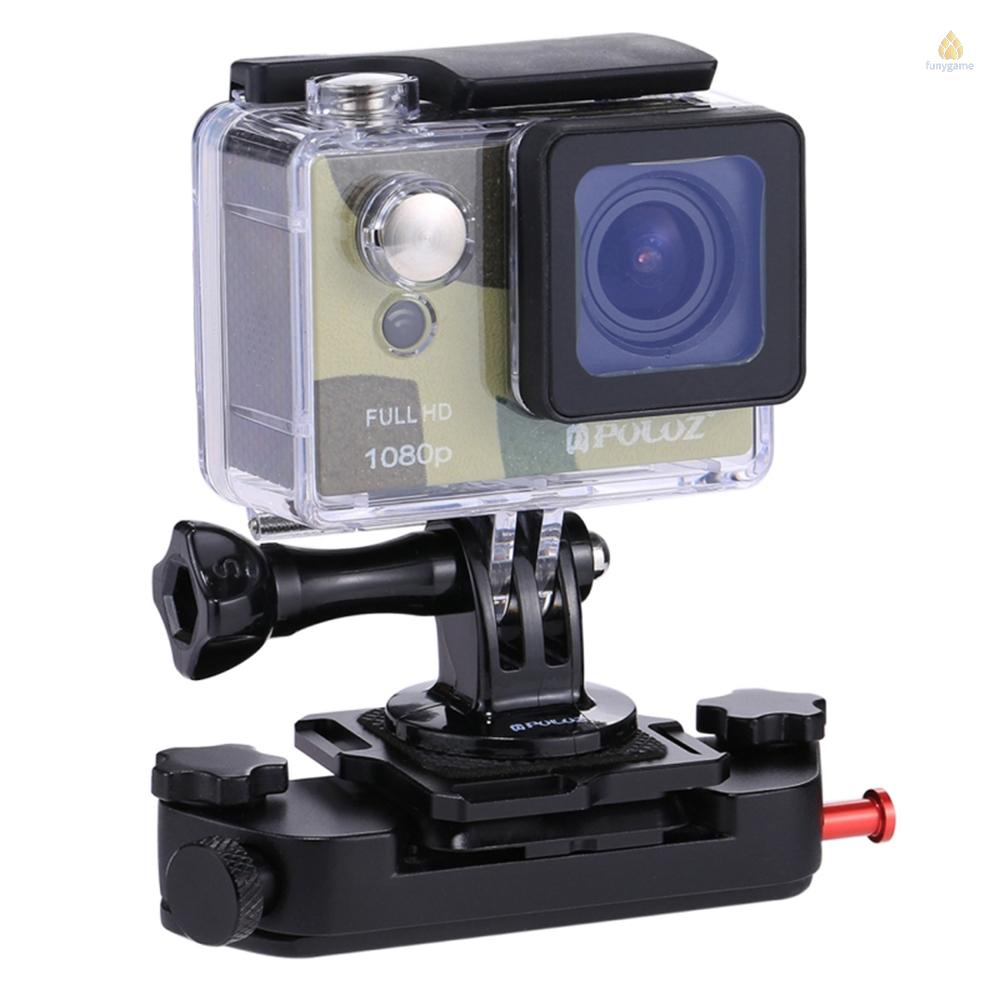 Kẹp Giữ Máy Ảnh PULUZ 1 / 4 Inch Bằng Hợp Kim Nhôm Tháo Lắp Nhanh Cho Máy Ảnh Kỹ Thuật Số DV DSLR