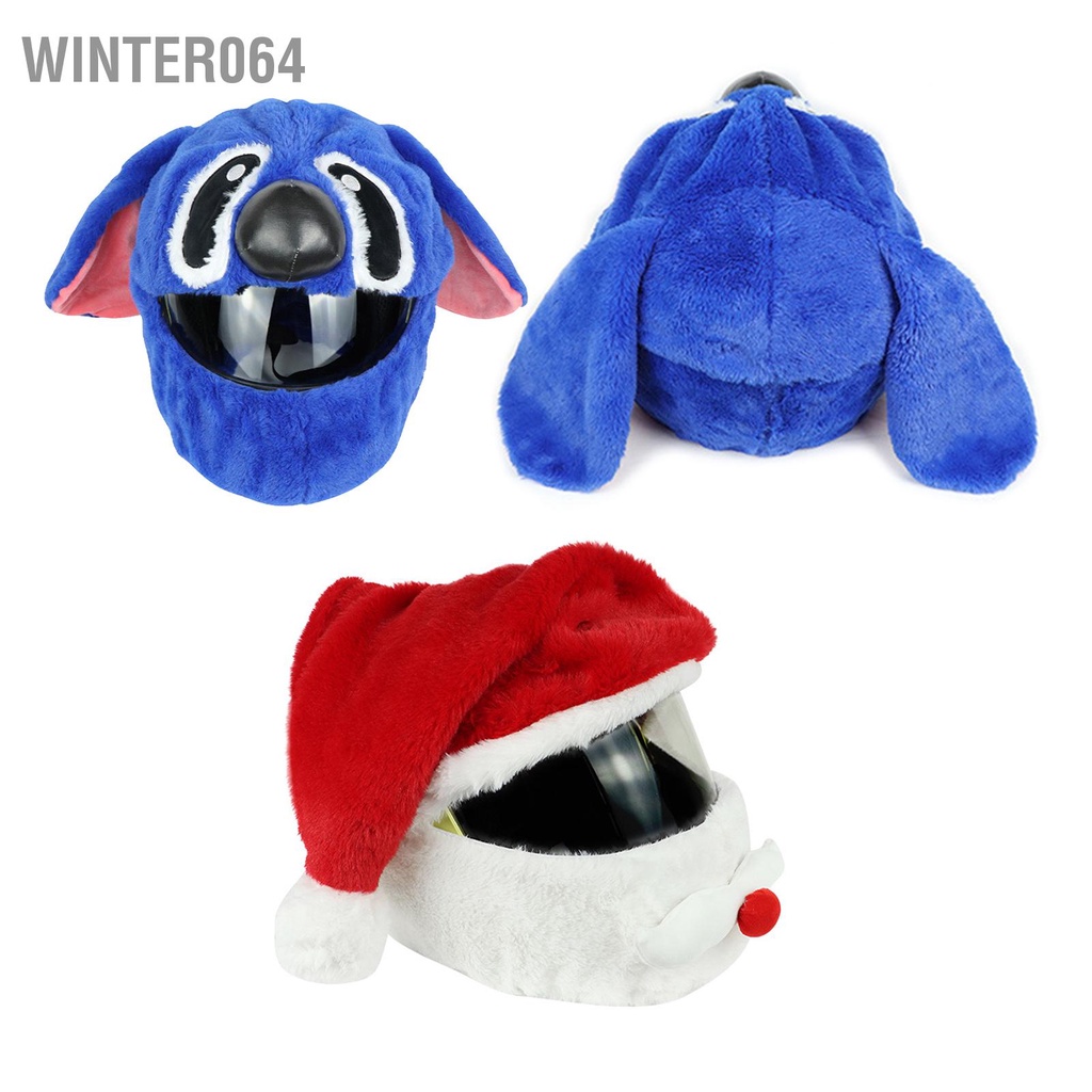 Winter064 Mũ Bảo Hiểm Xe Máy Bao Phong Cách Hoạt Hình Chống Gió Mềm PP Thun Cotton Dễ Thương Dành Cho Đi Ngoài Trời