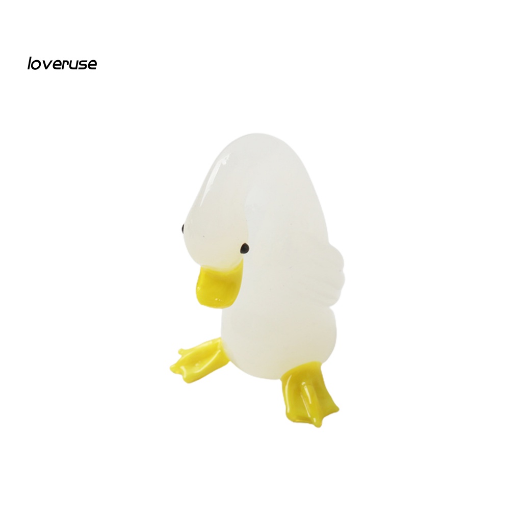 Mô Hình Ngỗng Bằng Kính Thủ Công Mini Sáng Tạo Trang Trí Nhà Cửa