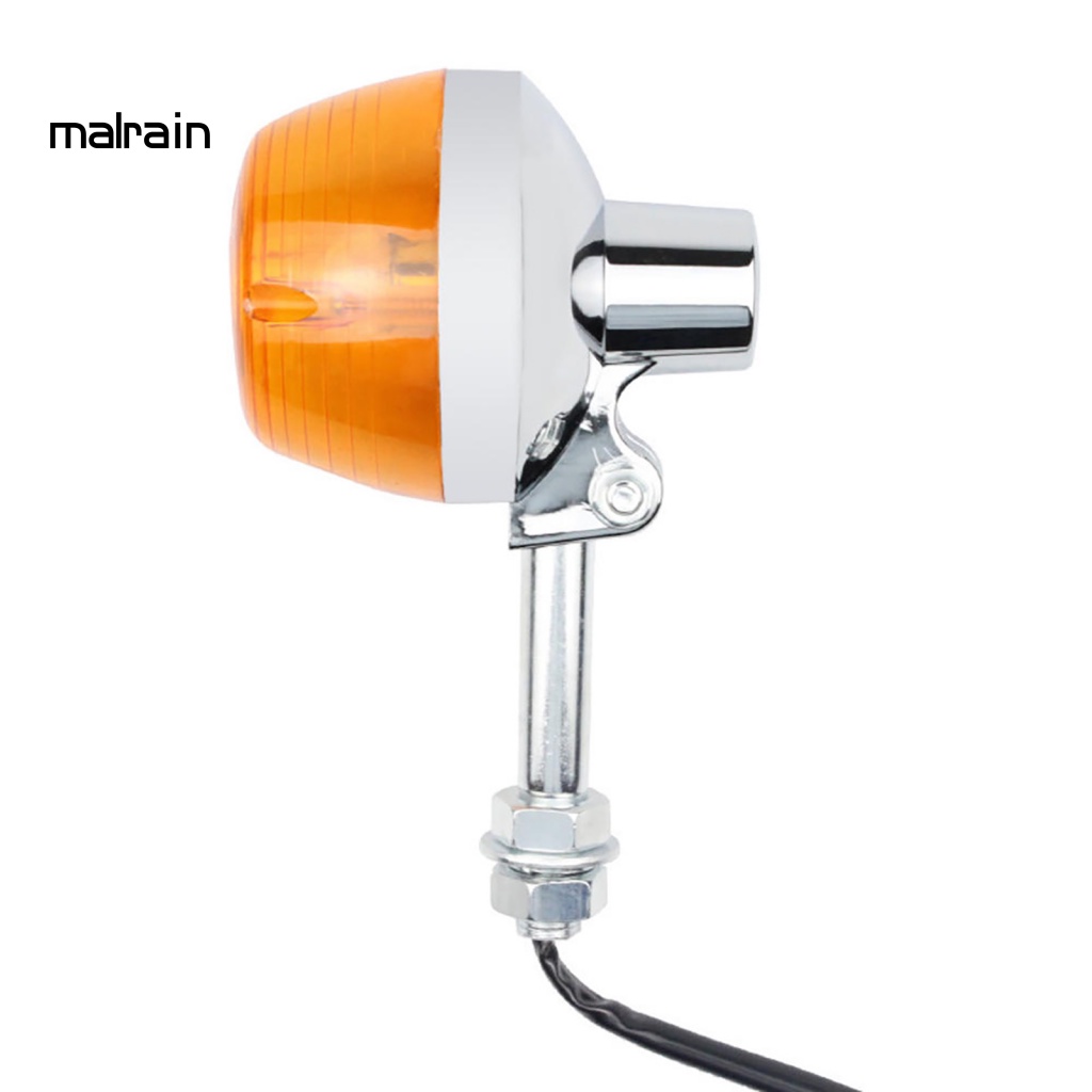 1 Cặp Đèn Xi Nhan Mạ Crom Chống Sốc Màu Bạc Cho Xe Mô Tô Honda C70 CT70 CT90