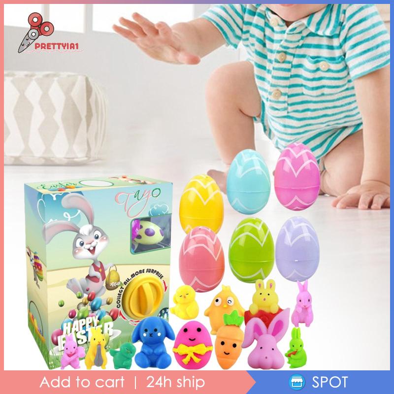 [Prettyia1] Đồ Chơi Giỏ Phục Sinh Nhồi Bông Có Đồ Chơi Cảm Biến