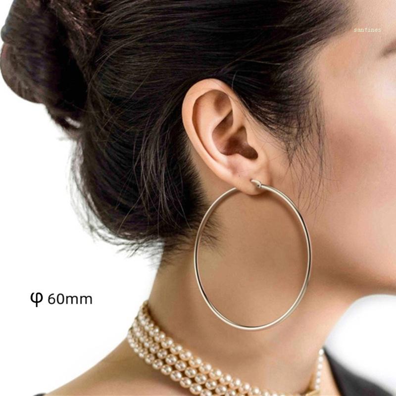 Set 24 Đôi Bông Tai Dạng Khoen Tròn Thời Trang Cho Nữ