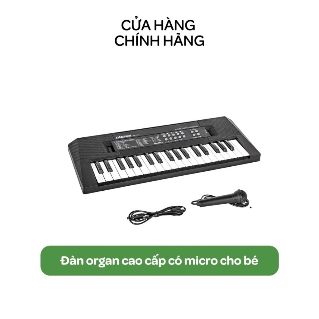 Đàn ORGAN  37 Phím kèm Mic cho bé thỏa sức đam mê