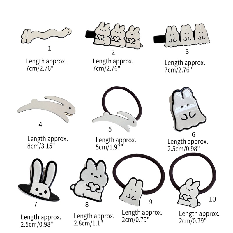 Kẹp Tóc Hình Thỏ Dễ Thương Cho Bé Gái