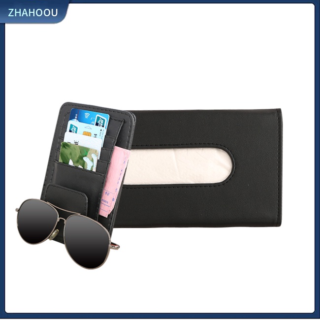 ☃Phụ Kiện Trang Trí Nhà Cửa Kiểu Dáng Dễ Thương Xinh Xắn☃ Túi Đựng Khăn Giấy / Thẻ Gắn Tấm Che Nắng Xe Hơi Tiện Dụng