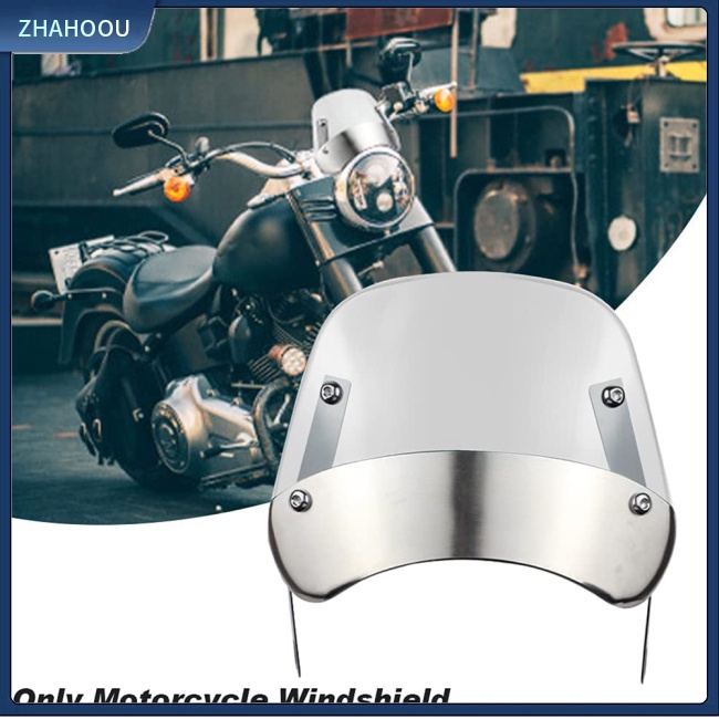 ☃Phụ Kiện Trang Trí Nhà Cửa Kiểu Dáng Dễ Thương Xinh Xắn☃ Kính Chắn Gió 5 &quot;- 7&quot; Có Thể Điều Chỉnh Dành Cho Xe Mô Tô