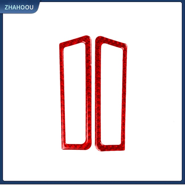 ☃Phụ Kiện Trang Trí Nhà Cửa Kiểu Dáng Dễ Thương Xinh Xắn☃ 1 Cặp Miếng Dán Viền Lỗ Thông Khí Chữ A In Họa Tiết Sợi Carbon Trang Trí Nội Thất Xe Hơi Cho Q50 Q60
