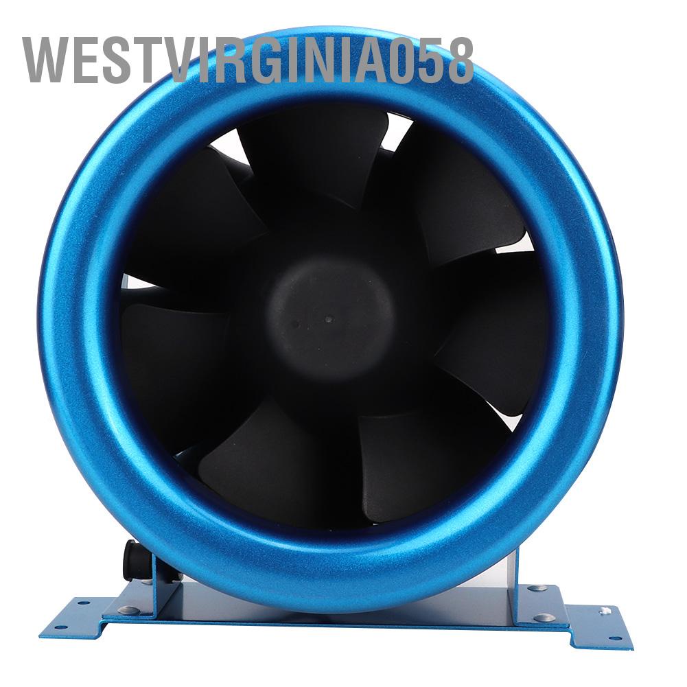 Westvirginia058 Quạt điều khiển tốc độ có thể chỉnh 8in cho phòng khách sạn 75W 3800 RPM 1205m³/h 710CFM AC220V