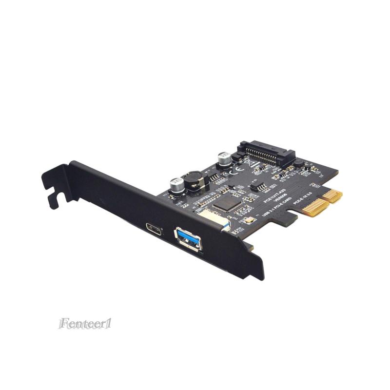 Card Mở Rộng Chuyển Đổi Pci-e Sang USB 3.1 10 Gbps Type C Fenteer1 Cho Máy Tính