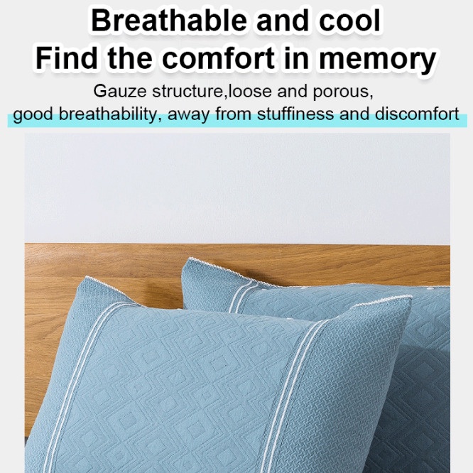 Vỏ Gối Cotton Chống Trượt Có Nút Điều Chỉnh Được Dành Cho Người Lớn