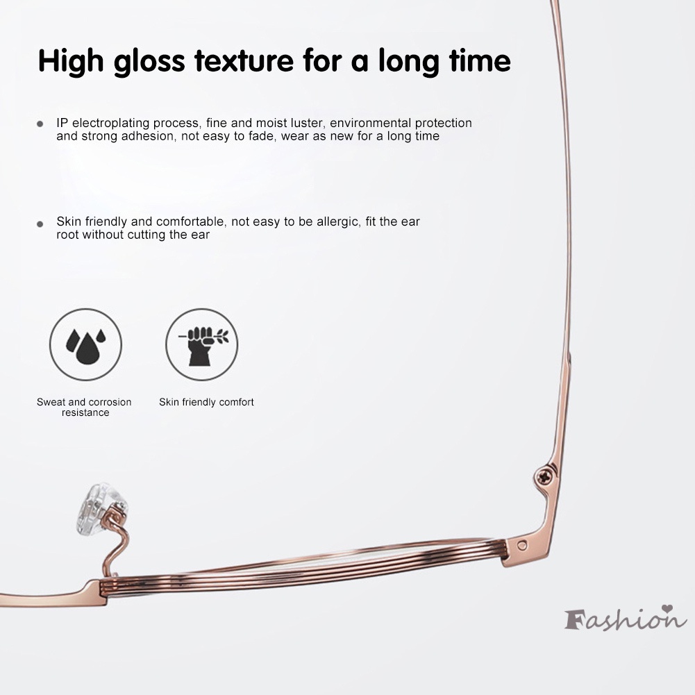 Mắt Kính Phi Công Không Thấu Kính Bằng Titan Dẻo Trang Trí Cho Thanh Thiếu Niên