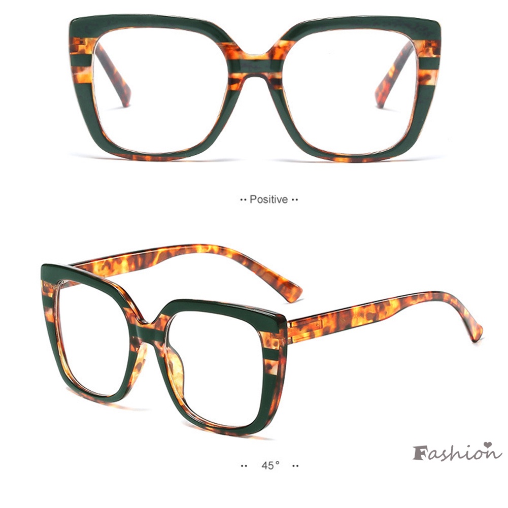 Mắt Kính Gọng Phẳng Lớn Chống Ánh Sáng Xanh Bằng Nhựa Resin Dày Dặn Chống Ánh Sáng Xanh Thời Trang Cho Thợ Làm Máy Tính