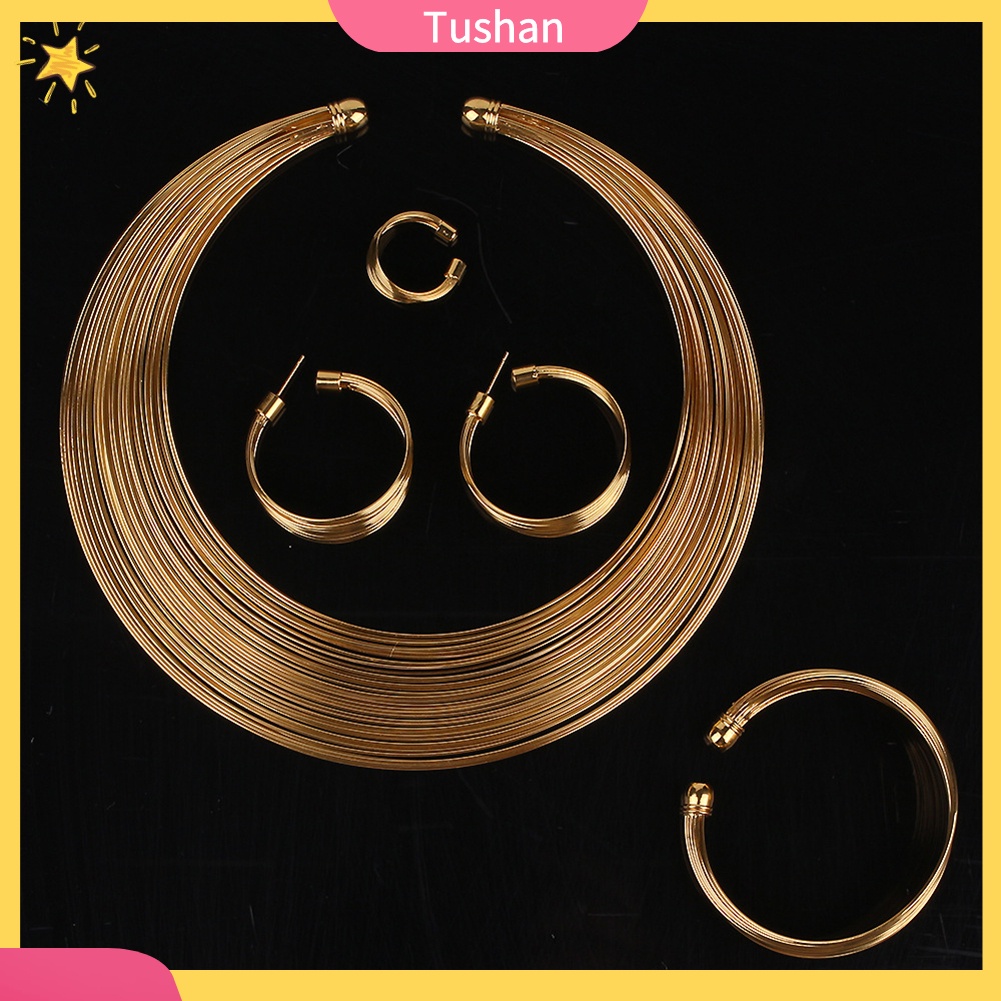 Bộ Trang Sức 4 Món Thời Trang Cho Cô Dâu