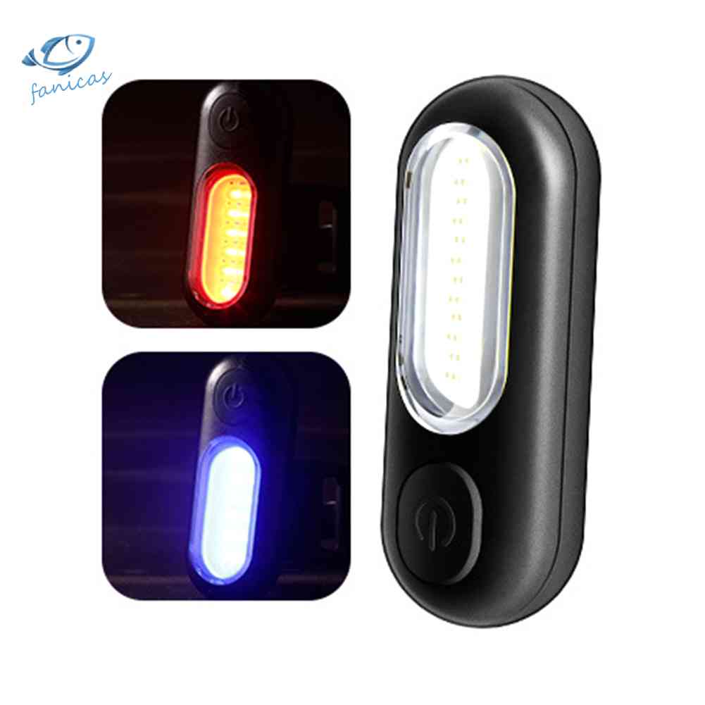 Đèn LED An Toàn Phía Sau Xe Đạp 5 Chế Độ