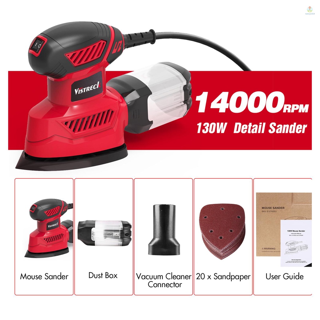 Set 20 Giấy Nhám 13500RPM Chuyên Dụng Cho Máy Hút Bụi DIY