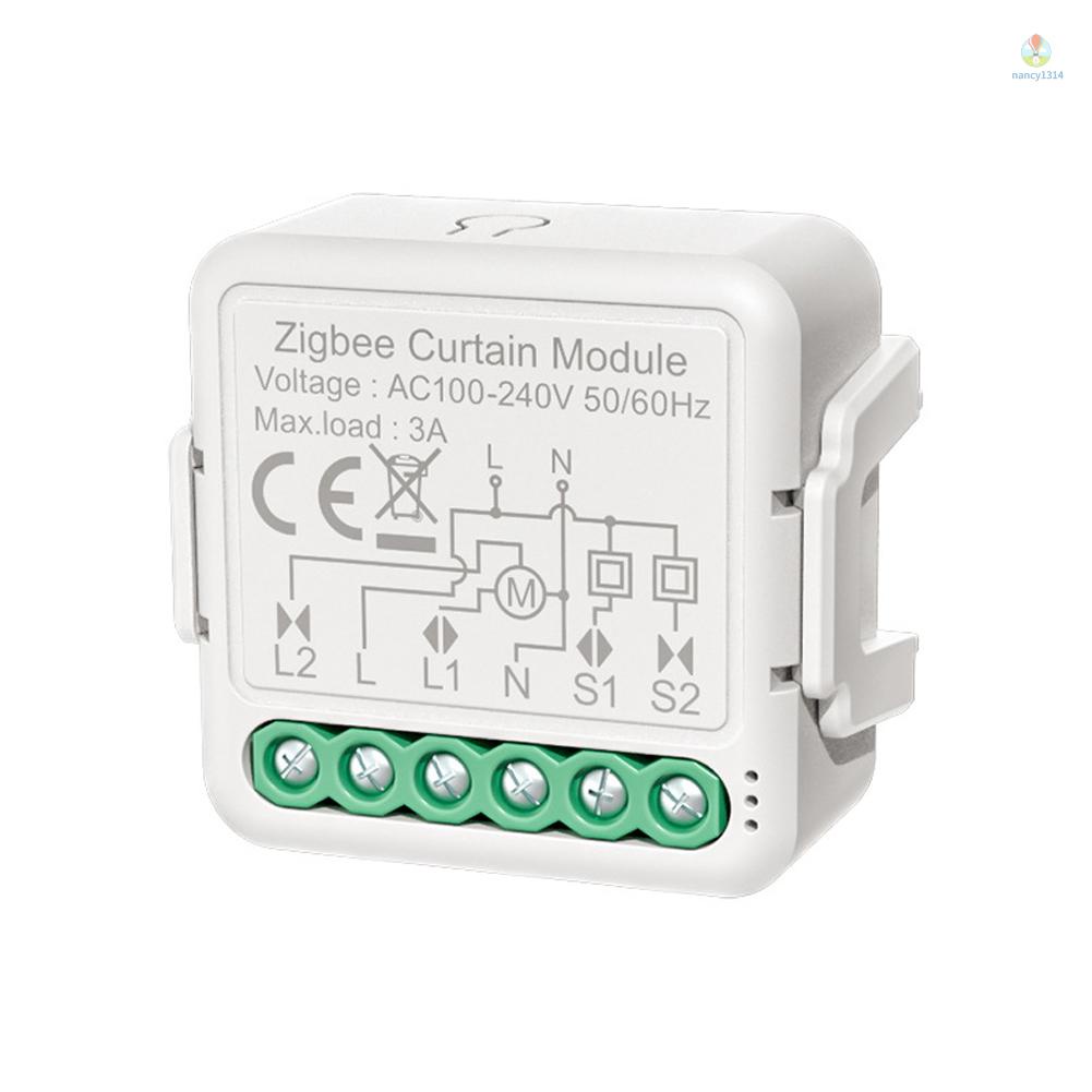 Mô-đun Công Tắc Rèm Cửa Ba Chiều Điều Khiển Từ Xa Thông Minh Tuya ZigBee Tương Thích Với Alex
