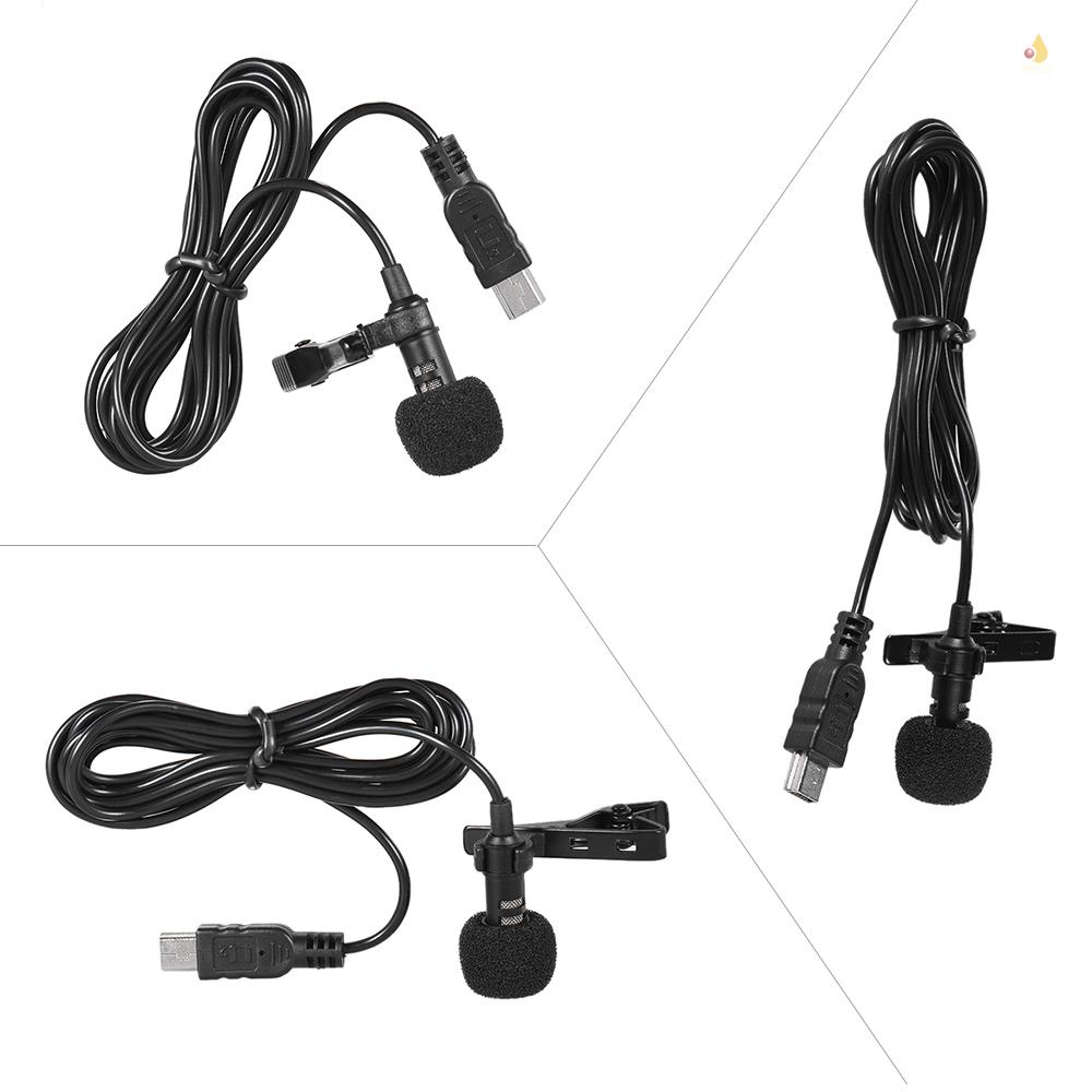 Micro USB Mini 150cm Có Kẹp Gắn Áo Chuyên Nghiệp Cho 3 3 + 4