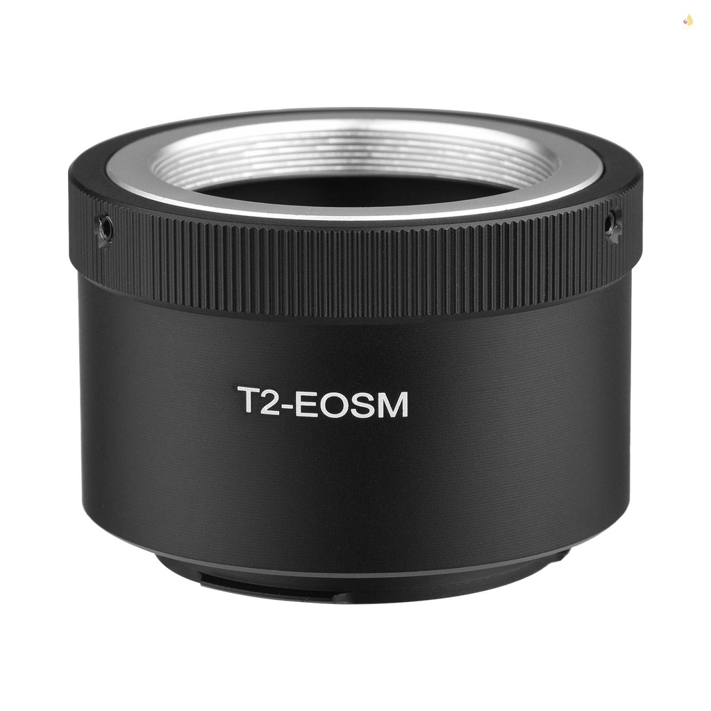 Ngàm Chuyển Đổi Ống Kính T2-Mount Sang EOS M1 / M2 / M3 / M5 / M6 / M6 Mark II / M10 / M50 / M100 / M200 EF-M