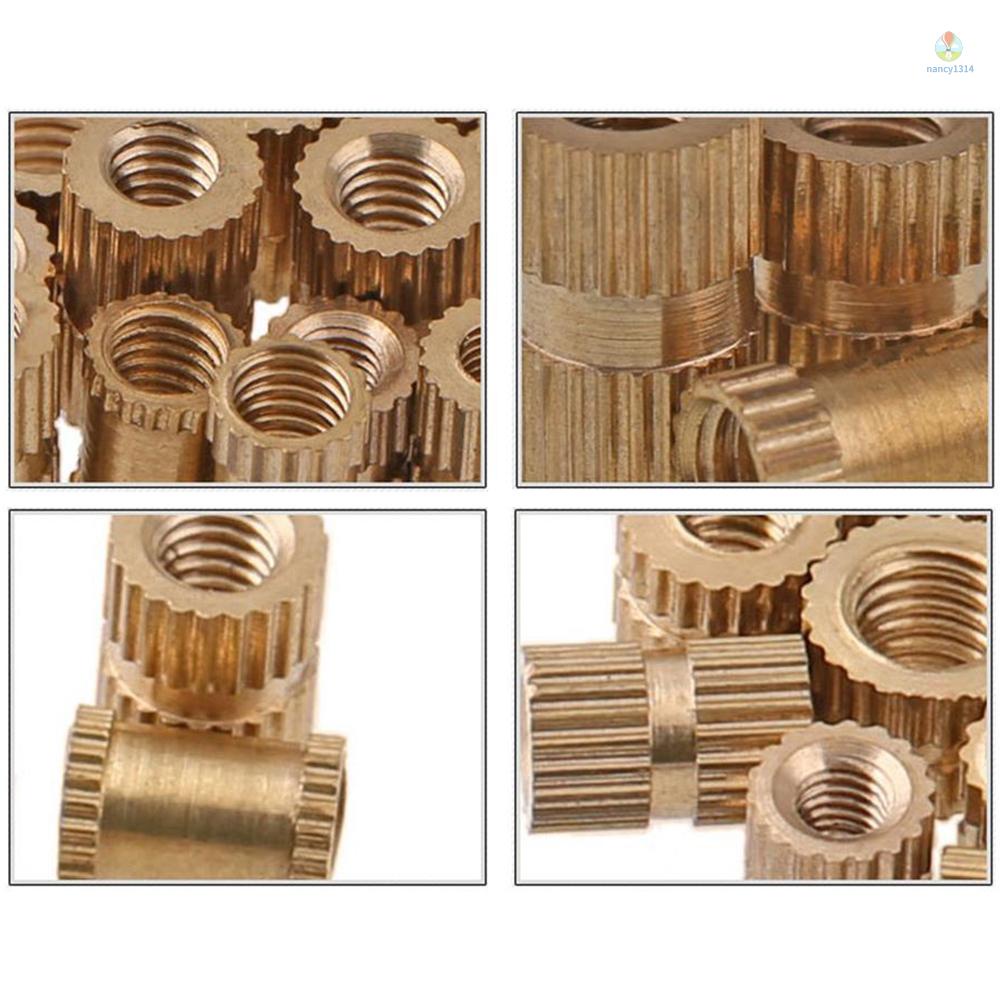 Bộ 330 Đai Ốc Tròn Bằng Đồng Thau M2 / M3 / M4 / M5 Kèm Hộp Đựng Tiện Dụng