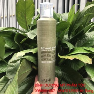 Gôm xịt tăng phồng tóc Nashi Style Eco Volume Shine không gas 300ml