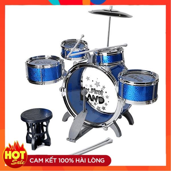 Bộ trống lớn jazz drum cho bé gồm 5 trống 1 ghế, giá siêu tốt, hàng đẹp, chắc chắn, âm thanh rõ ràng