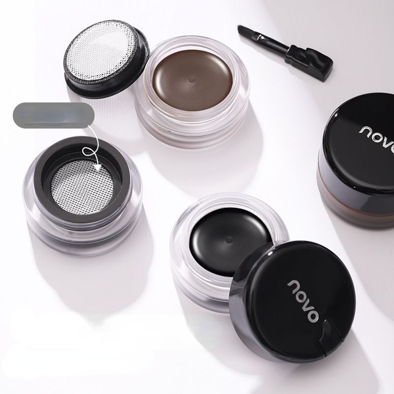 Gel Kẻ Mắt / Lông Mày NOVO 2 Màu Tùy Chọn Chống Thấm Nước Và Lâu Trôi Cao Cấp